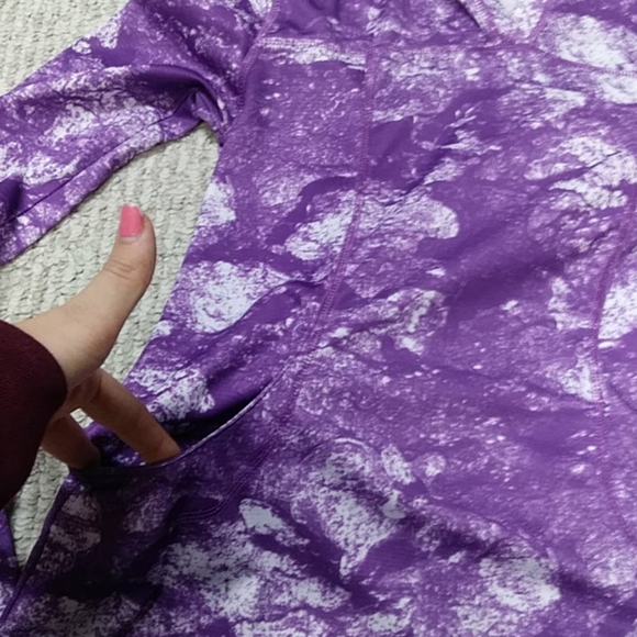 Purple and White Hoodie - Picture 5 of 5